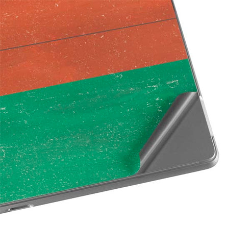 Azerbaijan Flag Distressed Surface Pro 8 Skin